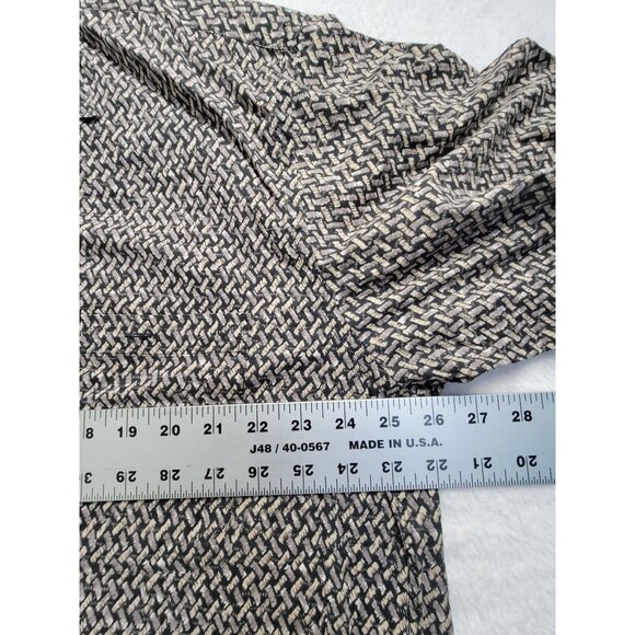 Burma Bibas Shirt Men's XL Black 60 Singles Lawn Cotton Button-Up Pocket Casual - Picture 6 of 7